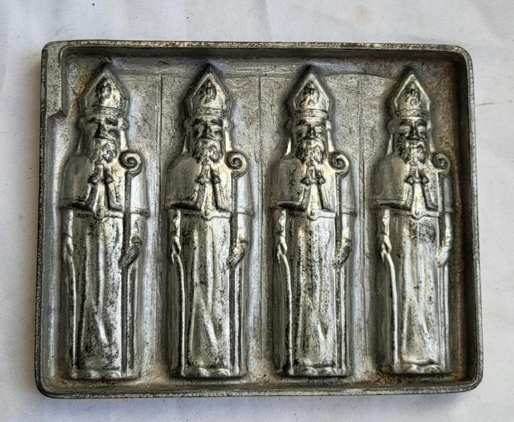 Bijzondere 4x Sinterklaas chocoladevorm, Antiek en Kunst, Curiosa en Brocante, Ophalen of Verzenden