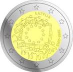 2 Euro Letland 2015 - 30 jaar Europese Vlag - UNC, Verzenden, Overige landen, 2 euro, Losse munt