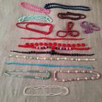 Vintage kralen kettingen in allerlei kleuren ., Ophalen of Verzenden, Zo goed als nieuw, Overige kleuren, Overige materialen