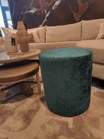 Poef Claudia Style turquoise nieuw stof pastel poetry JAB, Huis en Inrichting, Banken | Voetenbanken en Poefen, Ophalen of Verzenden