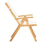 Tuinstoelen 2 st verstelbaar massief acaciahout, Ophalen of Verzenden, Nieuw