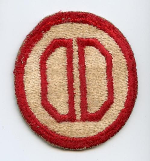 WO2 US 31st Infantry Division patch, Verzamelen, Militaria | Tweede Wereldoorlog, Landmacht, Embleem of Badge, Amerika, Ophalen of Verzenden