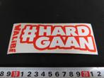 sticker transparant WALIBI # hard gaan, Verzamelen, Stickers, Ophalen, Zo goed als nieuw, Bedrijf of Vereniging