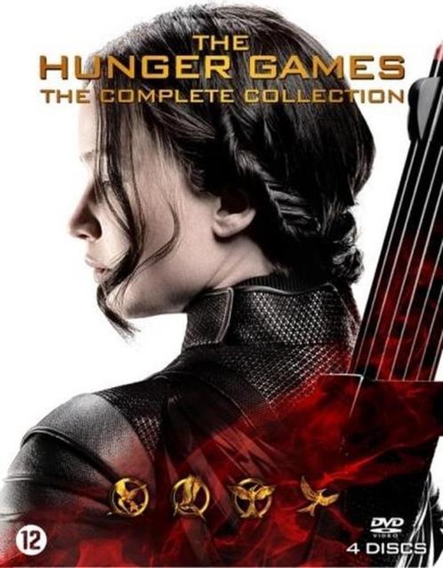 4X DVD BOX THE HUNGER GAMES COMPLETE COLLECTION, Cd's en Dvd's, Dvd's | Science Fiction en Fantasy, Zo goed als nieuw, Fantasy