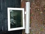 2 Kunststof Ramen 1x130cm hoog  x 100cm br, 1x 120 x50, Doe-het-zelf en Verbouw, Glas en Ramen, Ophalen, Gevelraam of Ruit, 80 tot 120 cm