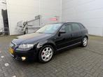 Audi A3 1.8 Tfsi Sportback 118KW DSG 2007 Zwart, Auto's, Stof, 74 €/maand, Zwart, 160 pk