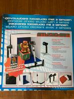 Opvouwbare fotostudio met 2 lampen, Audio, Tv en Foto, Fotografie | Doka Toebehoren, Ophalen of Verzenden, Zo goed als nieuw