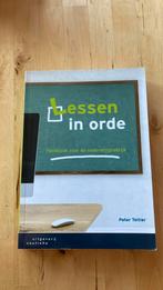 Peter Teitler - Lessen in orde, Sociale wetenschap, Ophalen of Verzenden, Zo goed als nieuw, Peter Teitler