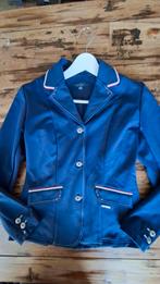 Donkerblauw wedstrijdjasje van QHP in maat 176, Ophalen of Verzenden, Zo goed als nieuw, Dressuur, Bovenkleding