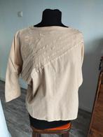 Vintage top met borduurwerk, Ophalen of Verzenden, Zo goed als nieuw, Korte mouw