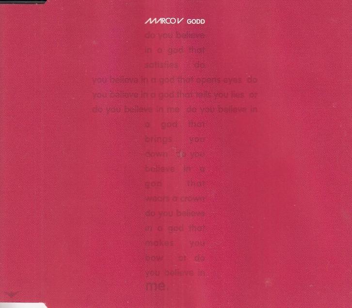 CD-Maxi-Single - 2002 - Marco V – Godd, Cd's en Dvd's, Cd Singles, Zo goed als nieuw, Dance, 1 single, Maxi-single, Verzenden