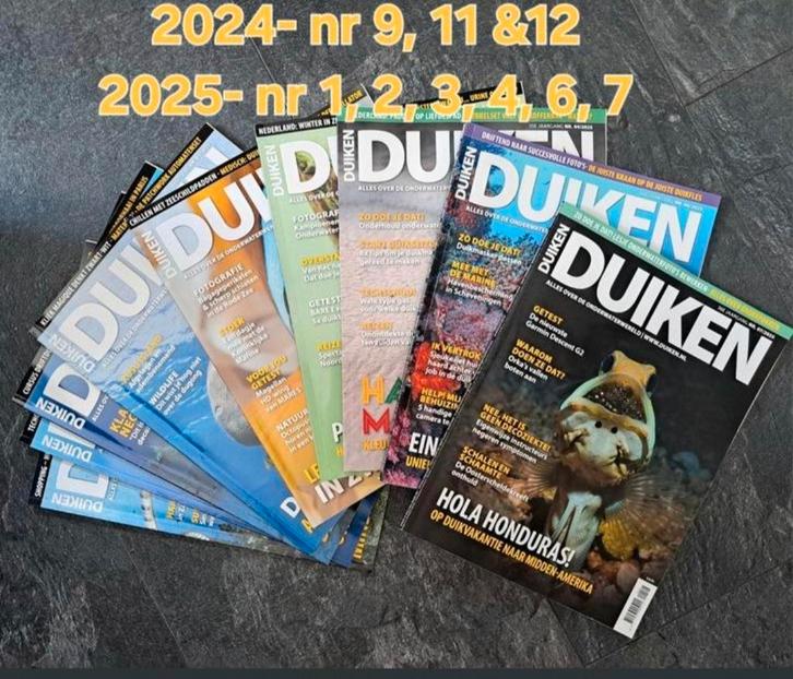 Duiken Magazine 2024-2025 - Zo Goed Als Nieuw, Boeken, Tijdschriften en Kranten, Zo goed als nieuw, Overige typen, Ophalen of Verzenden
