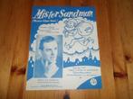 Mister sandman - meneer klaas vaak - pat ballard, Muziek en Instrumenten, Bladmuziek, Gebruikt, Zang, Ophalen of Verzenden, Artiest of Componist
