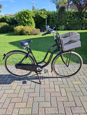 Zwarte Sparta pick-up damesfiets frame 54 cm. beschikbaar voor biedingen