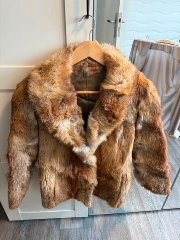 Vintage bruine bontjas maat S/M beschikbaar voor biedingen