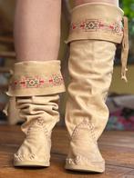 Originele Hector-Riccione laarzen mt 39/40 ibiza, Hoge laarzen, Beige, Nieuw, Ophalen of Verzenden