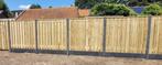 Hout-Betonschutting incl. montage, Ophalen, 1 tot 2 meter, Minder dan 3 meter, Smits