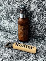 Bier en/of fles opener met naam of leukste meester, Ophalen of Verzenden, Nieuw