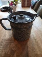 grijs gewolkte emaille melkkoker, Ophalen