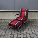 Thonet S412 + hocker | Kvadrat stof | Design, Ophalen, Gebruikt, Metaal, Minder dan 75 cm