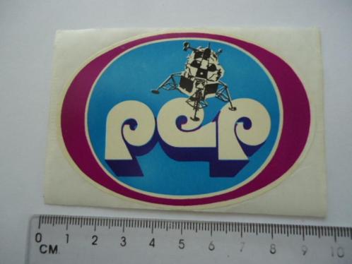 sticker oud PEP Strip vintage Maanlanding apollo retro vinta, Verzamelen, Stickers, Zo goed als nieuw, Bedrijf of Vereniging, Verzenden