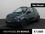 Fiat 500e C La Prima 42 kWh | Cabrio | ECC | Parkeersensoren, Auto's, 12 maanden, Gebruikt, 118 pk, 4 stoelen