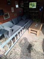 Alleminium lader 2x14 treden, Doe-het-zelf en Verbouw, Ladders en Trappen, Ophalen, Zo goed als nieuw, 4 meter of meer