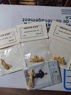 Lot resin figuren 1/35 Duits en Frans tankcrew WW2, Ophalen of Verzenden, Zo goed als nieuw, 1:35 tot 1:50, Figuur of Figuren