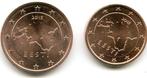 1 en 2 eurocent Estland 2015 - UNC, Verzenden, Estland, Overige waardes, Setje