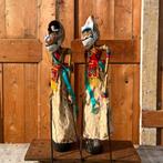 Wajang Golek poppen Indonesië hout traditionele pop SET, Antiek en Kunst, Ophalen of Verzenden