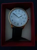 Herenhorloge, Leer, Staal, Polshorloge, Ophalen of Verzenden