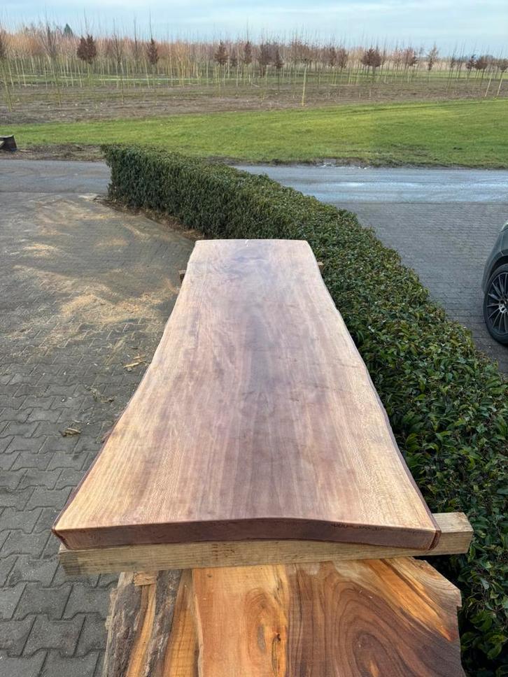 Boomstamblad in epoxy 200x70x6 cm voor 50 euro, Tuin en Terras, Palen, Balken en Planken, Zo goed als nieuw, Planken, 250 cm of meer