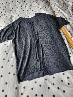 NIEUW! Grijze tuniek XL met pantervlekken, Ophalen of Verzenden, Nieuw, Maat 46/48 (XL) of groter, Grijs