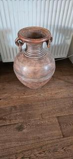 Mooie keramieke pot of vaas (terracotta pot), Huis en Inrichting, Woonaccessoires | Stolpen, Ophalen, Zo goed als nieuw