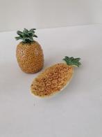 vintage keramieke set ananas- schaaltje en deco ananas italy, Antiek en Kunst, Ophalen