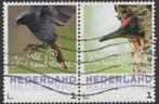 Persoonlijke Postzegels 2 aan elkaar - Vogels., Na 1940, Verzenden, Gestempeld