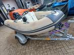 Talamex TLR270 Rib console met 9.8 pk BB incl trailer, Gebruikt, Benzine, Minder dan 70 pk, Overige materialen