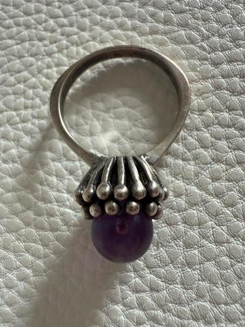 M083/(Kultaseppa Solovaara) Zilveren Ring Finland 17 3/4 beschikbaar voor biedingen