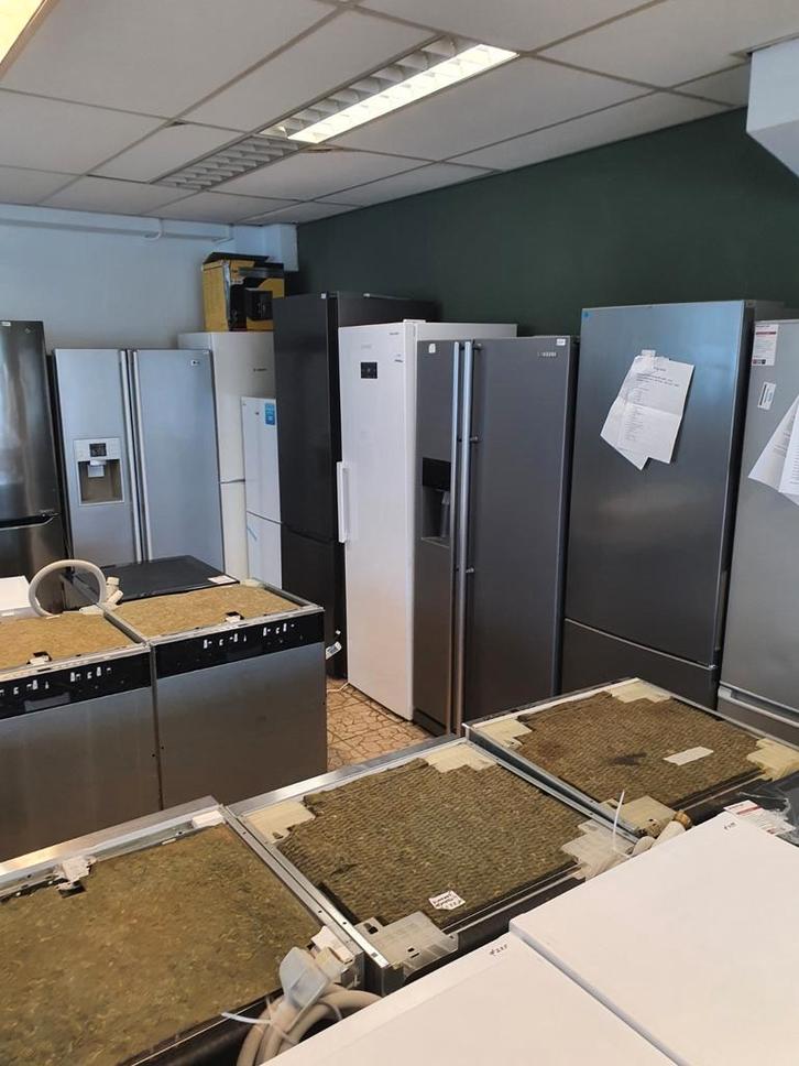 Gebruikt koelkasten en  vrieskasten inc Garantie, Witgoed en Apparatuur, Koelkasten en IJskasten, Nieuw, Met vriesvak, 150 tot 200 liter