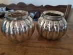 2 x grote riviera maison windlichten pumpkin  huricane, Ophalen, Gebruikt