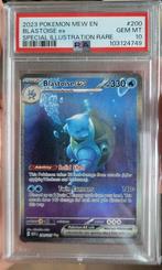 Blastoise ex (MEW 200) PSA 10, Hobby en Vrije tijd, Verzamelkaartspellen | Pokémon, Ophalen, Nieuw, Losse kaart, Foil