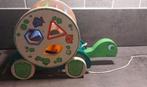 Houten Loop Schildpad met Vormenstoof, Ophalen of Verzenden, Gebruikt, Auto, Met wieltjes