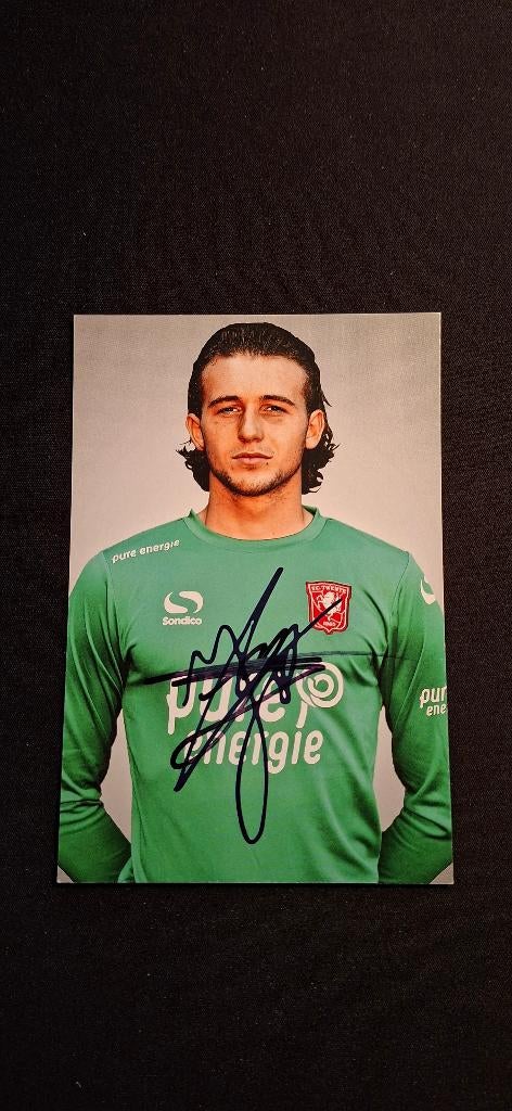 Spelerskaart met handtekening; Joel Drommel #2 FC Twente PSV, Verzenden, Nieuw, F.C. Twente, Spelerskaart