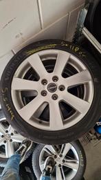 Velgen met band 17 Inch 5x110, Auto-onderdelen, 215 mm, 17 inch, Ophalen of Verzenden, Zomerbanden