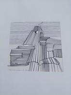 Pentekening  Hay Mansvelder, Antiek en Kunst, Kunst | Litho's en Zeefdrukken, Ophalen of Verzenden