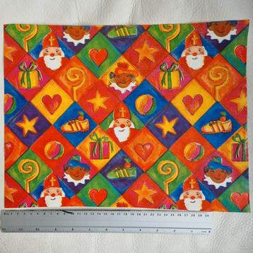 Nostalgisch sinterklaaspapier zwarte piet papier vintage beschikbaar voor biedingen