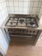 Indesit Gasfornuis met Oven - 90cm Breed, Witgoed en Apparatuur, Fornuizen, Ophalen, 60 cm of meer, Zo goed als nieuw, Gas