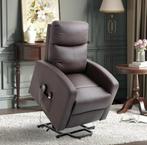 Massagestoel met opstaan hulp, relaxstoel, ligstoel NIEUW, Ophalen, Nieuw, Leer, A