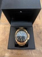 Alpha Sierra Phantom F4 gold goud horloge heren, Overige merken, Staal, Polshorloge, Nieuw