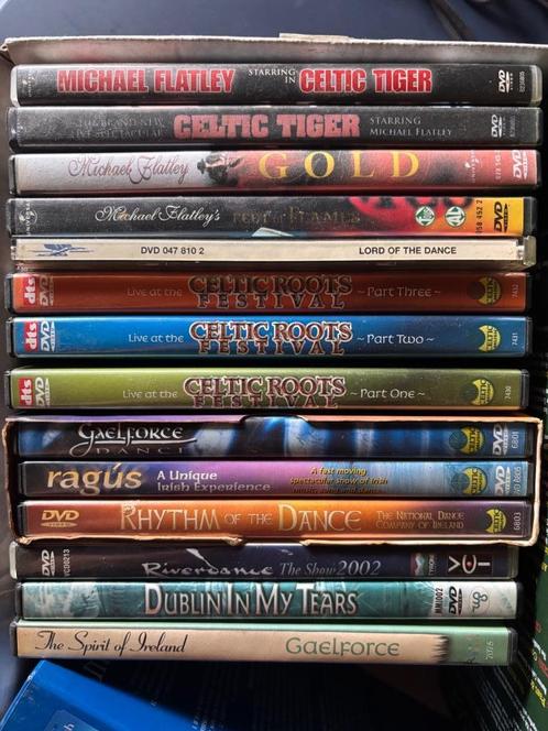 14 DVD‘s met Ierse muziek en dans met o.a. Michael Flatley, Cd's en Dvd's, Dvd's | Muziek en Concerten, Zo goed als nieuw, Muziek en Concerten